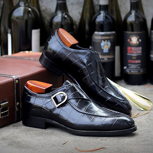 Men’s Designer Leather Loafers – Formal Business Dress Shoes