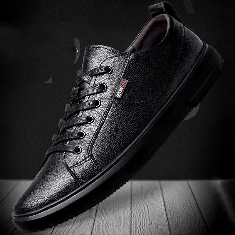 Men's Black Low-Top Sneakers – Versatile Everyday Wear