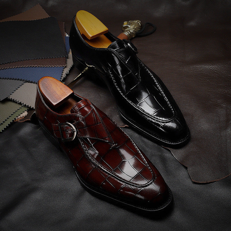 Men’s Designer Leather Loafers – Formal Business Dress Shoes