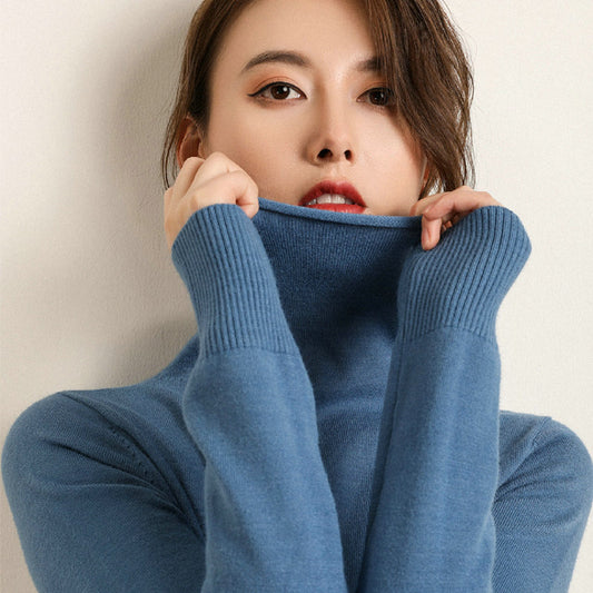 Women's Turtleneck Long Sleeve Top