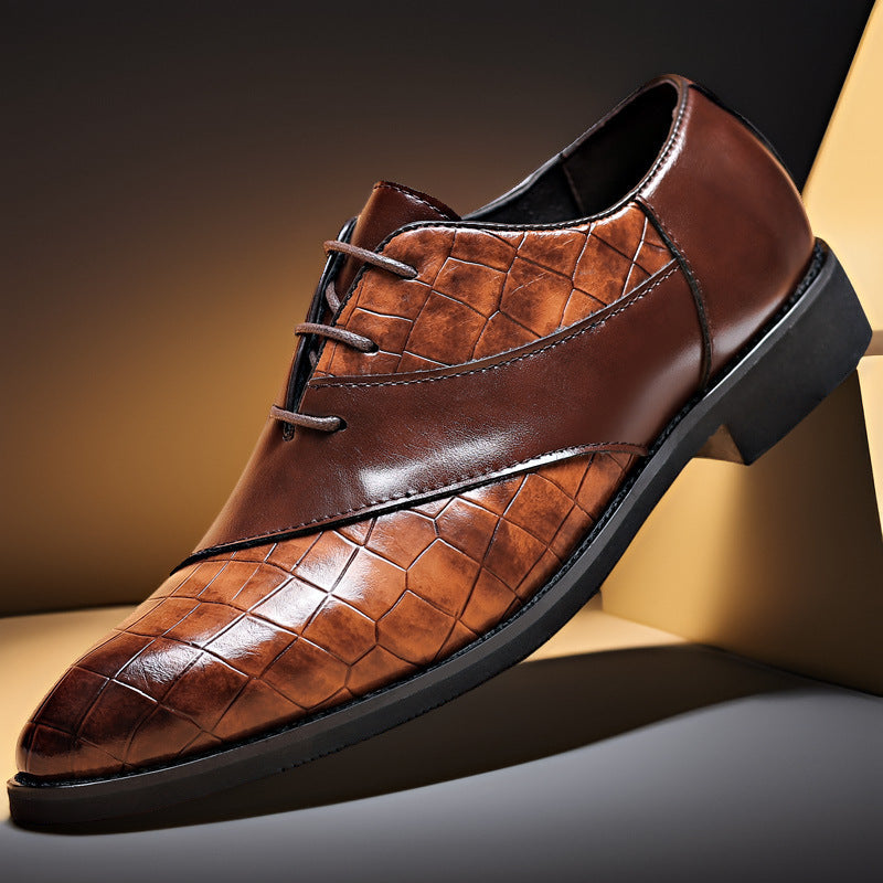Men's Premium Leather Oxford Shoes – Business Formal Attire