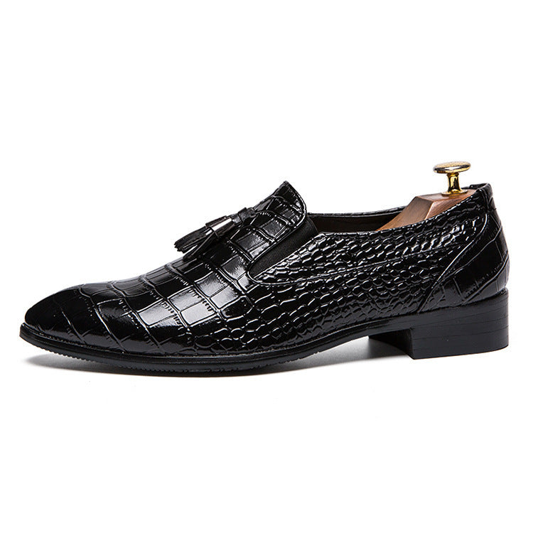 Men's Pointed Toe Leather Oxford Shoes – Formal Elegance