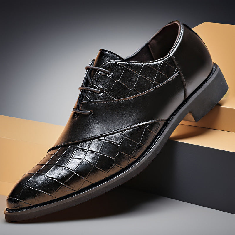 Men's Premium Leather Oxford Shoes – Business Formal Attire