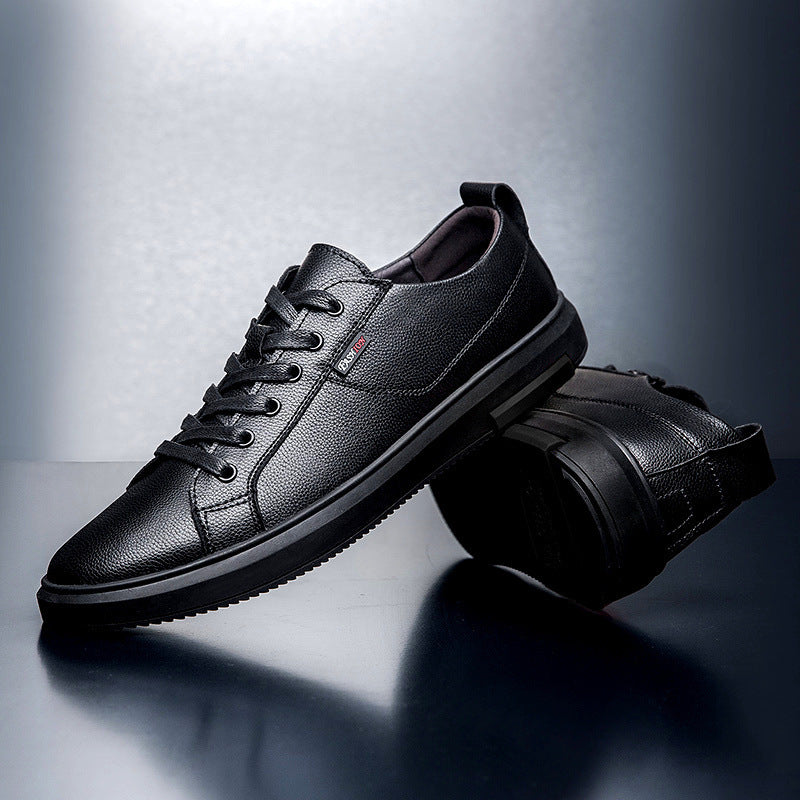 Men's Black Low-Top Sneakers – Versatile Everyday Wear